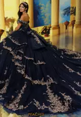 Navy Blue/Antique Gold