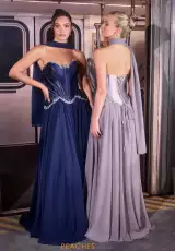 Navy and Dark Silver