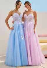 Blue Multi and Lilac Multi
