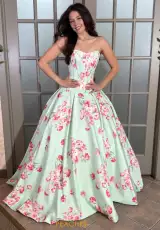 Light Green Print