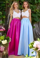 Fuchsia/White and Blue/White