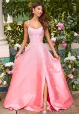 Coral Pink/White