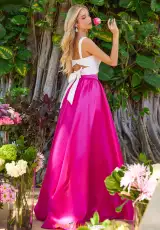 Fuchsia/White