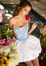 Denim Blue/White