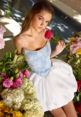 Denim Blue/White