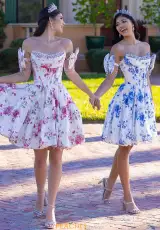 Pink Floral and Royal Floral