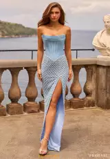 Light Blue/Ivory/Silver