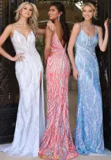 White, Coral, Light-Blue