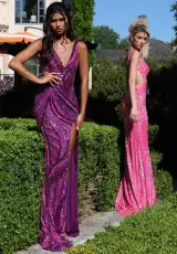 Plum Multi and Neon Pink/Multi
