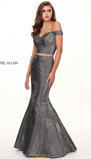 Rachel Allan Off The Shoulder Dress 6603