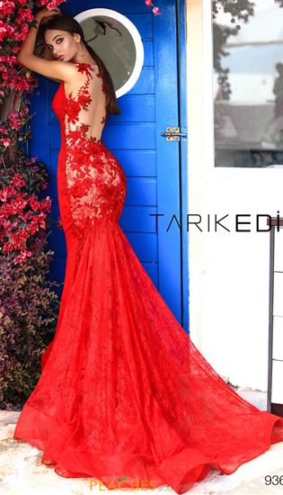 Tarik Ediz Lace Dress 93600