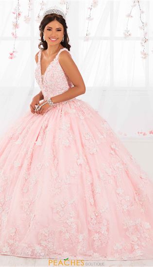 light peach quinceanera dresses