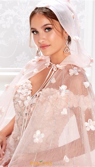 Princesa Quinceanera PR22036CLOAK