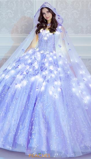 Princesa Quinceanera PR22036CLOAK