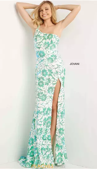 Single Shoulder Long Dress 08256