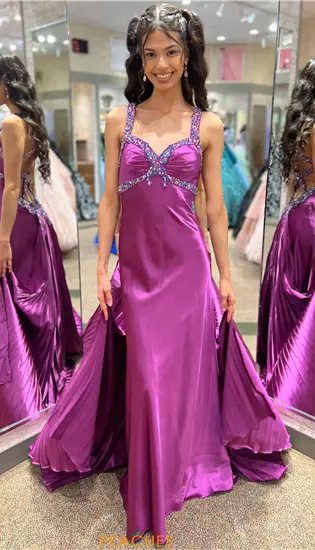 Sweetheart Neckline Long Dress 4201