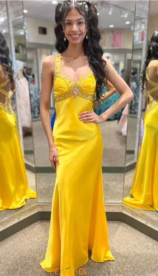 Sweetheart Neckline Long Dress 4329