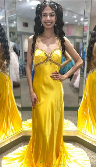 Sweetheart Neckline Long Dress 4201