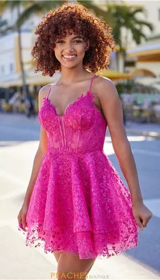 Corset Short Tulle Dress EW34616