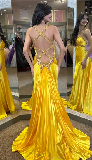 Sweetheart Neckline Long Dress 4201