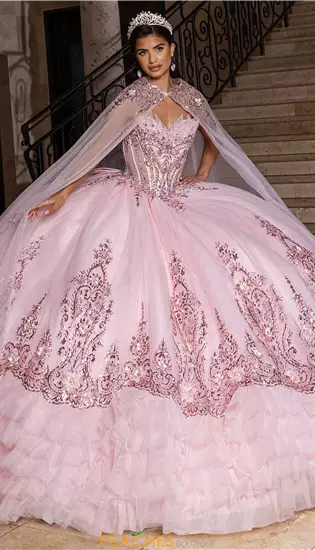 Cape only. Dress sold seperately.