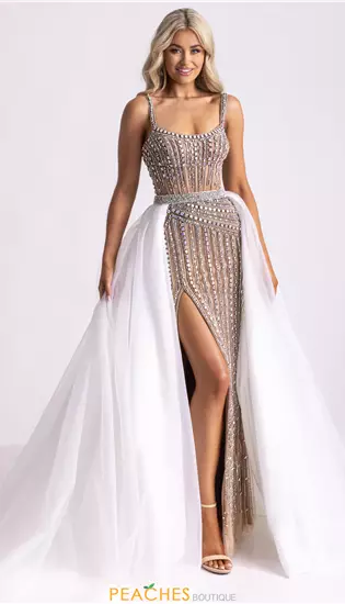 Overskirt only.  Dress sold separately. OVL 1001