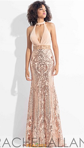 Gold Sparkly Prom Dress