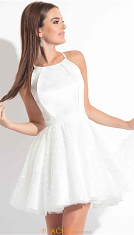 white prom dresses peaches
