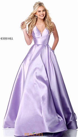 Purple Sherri Hill Prom Dresses