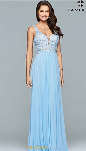 Periwinkle Blue Prom Dress