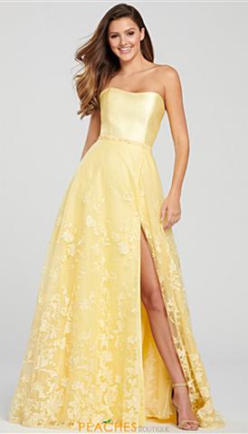 Strapless Formal Dress