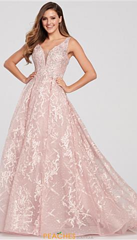 Light Pink Long Prom Dresses