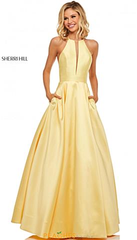 Pale Yellow Prom Dresses