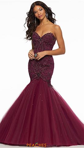 Bedazzled Red Mermaid Dress