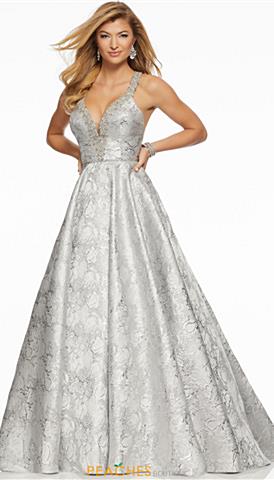 Sliver Prom Dress Ballroom