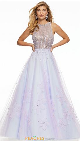 Neon Purple Prom Dress