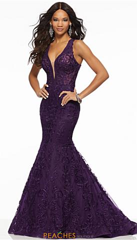 Long Purple Dress for Prom