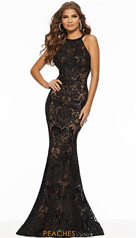 Long Lace Prom Dresses
